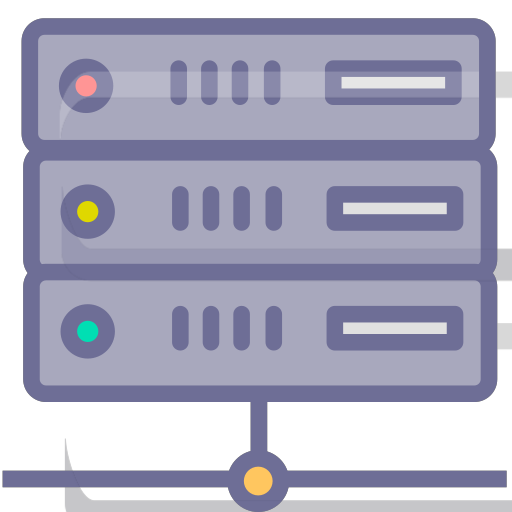 VPS, host, server, network Icon