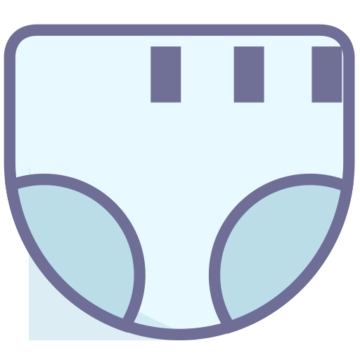 Diaper, baby diapers Icon