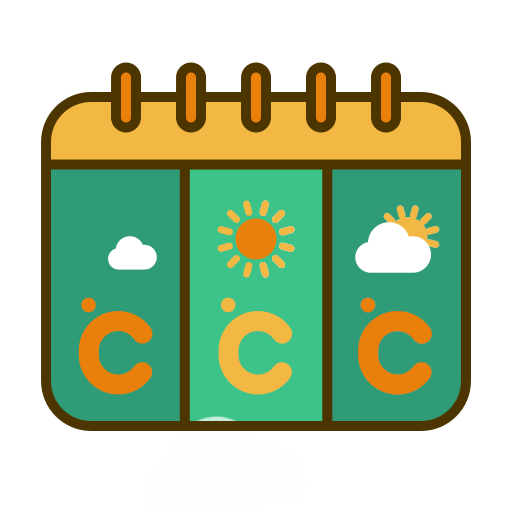 Linear weather forecast Icon