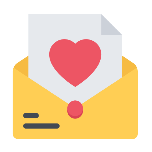 Heart envelope Icon