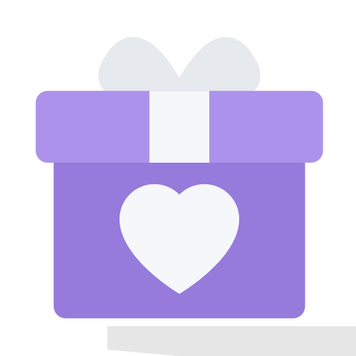 Heart gift box Icon