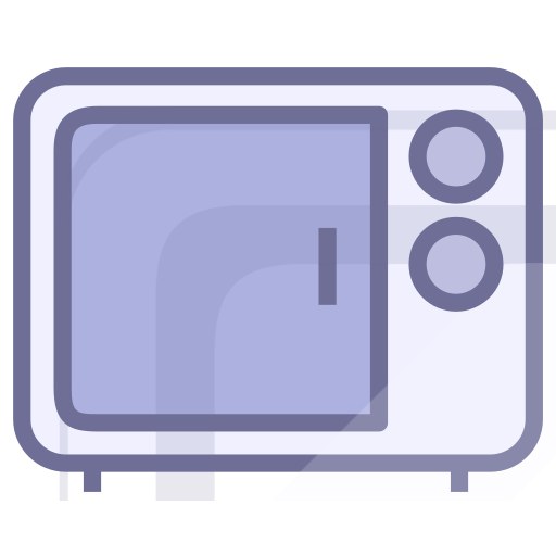 Oven, microwave oven, household appliances Icon