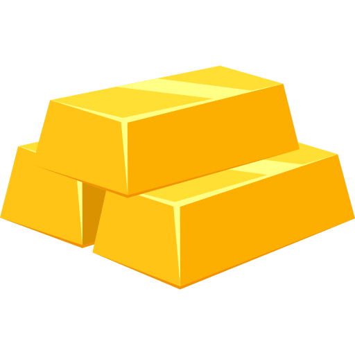 Gold bullion Icon