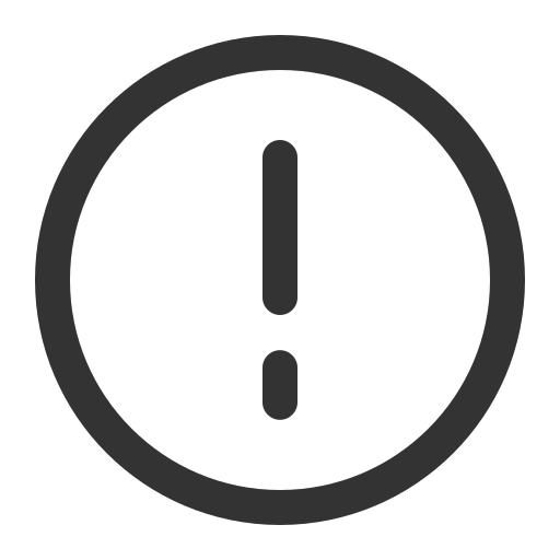 Symbol status warning Icon