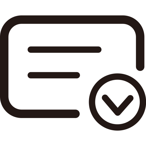 Certification - linear Icon Icon