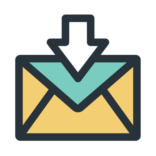 Color block - mail Download Icon
