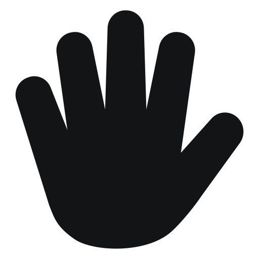 Hand, palm Icon