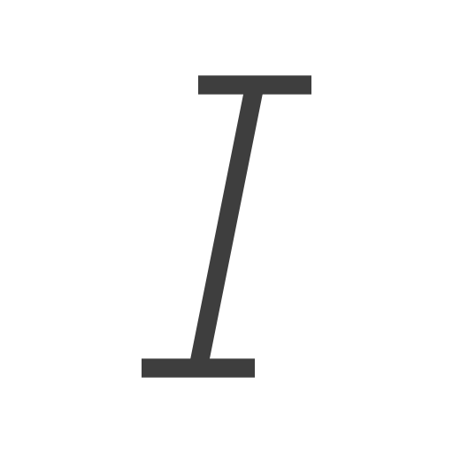 Italics Icon