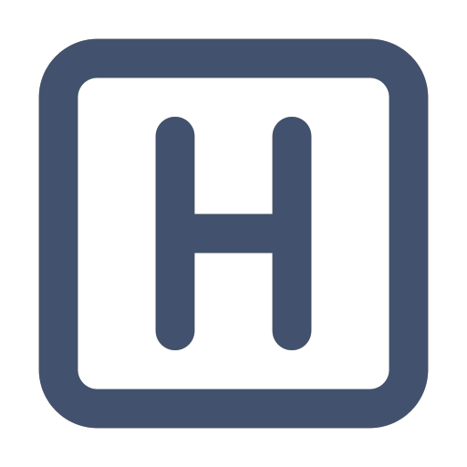 hospital-square-sign Icon