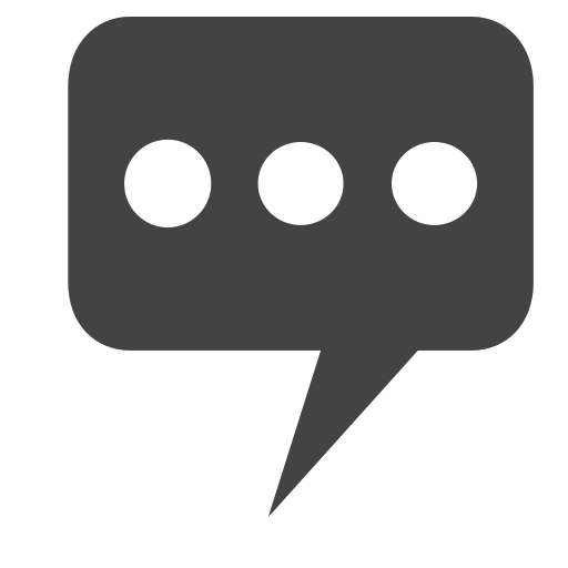 si-glyph-bubble-message-dot Icon