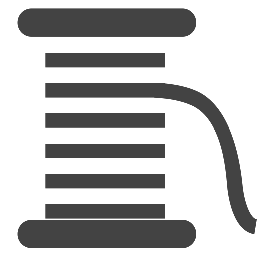 si-glyph-sewing-roll Icon