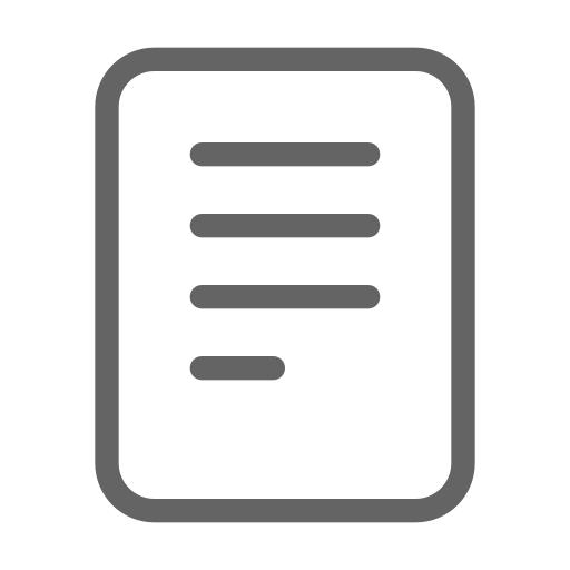 Document, paper, draft Icon