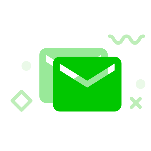 MBE style multicolor icon - mail Icon