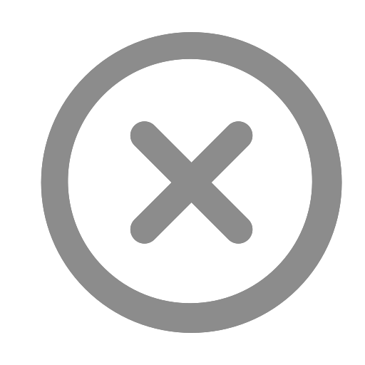 X-circle error reporting Icon