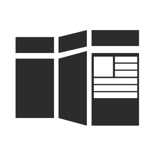 Wall newspaper collection Icon