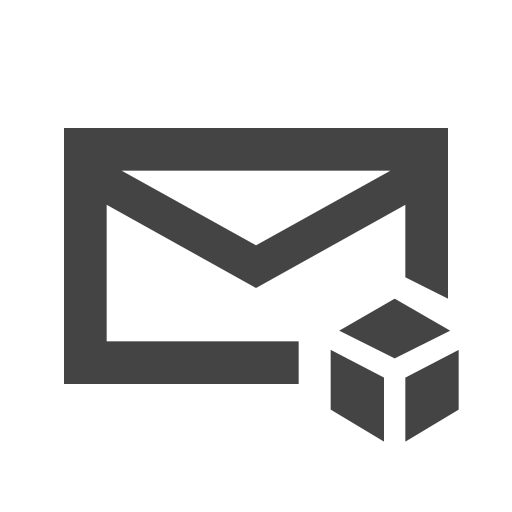 Parcel delivery SMS Icon
