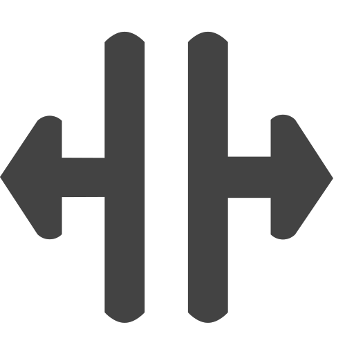 si-glyph-jump-double-page-left-right Icon
