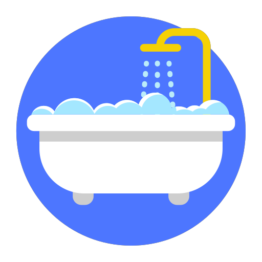 Facial bathtub Icon
