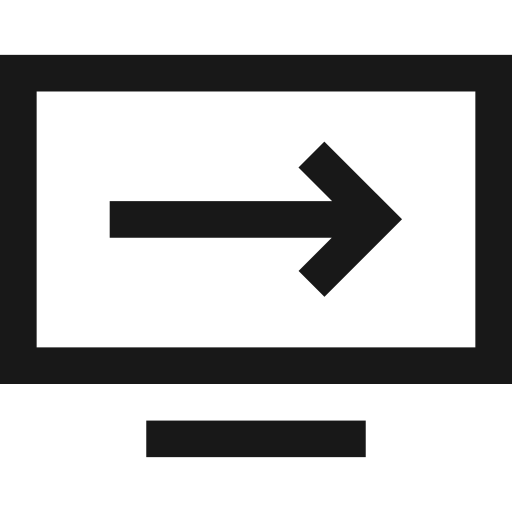 screen-arrow-right-line Icon