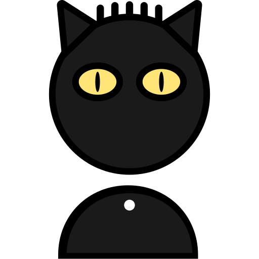 Horror movie - black cat Icon