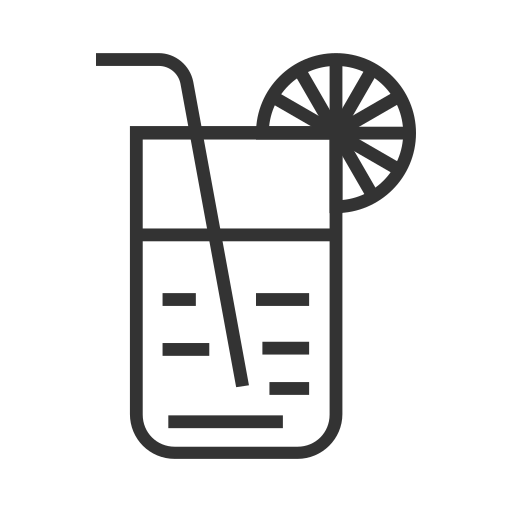 Beverages - monochrome Icon