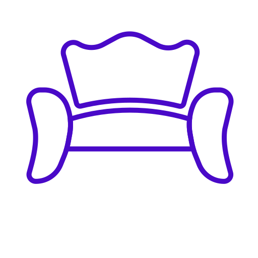 European sofa Icon