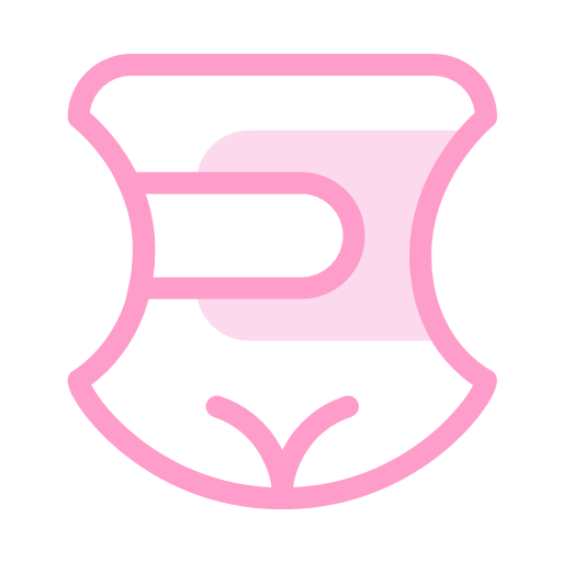 Plastic abdominal belt Icon