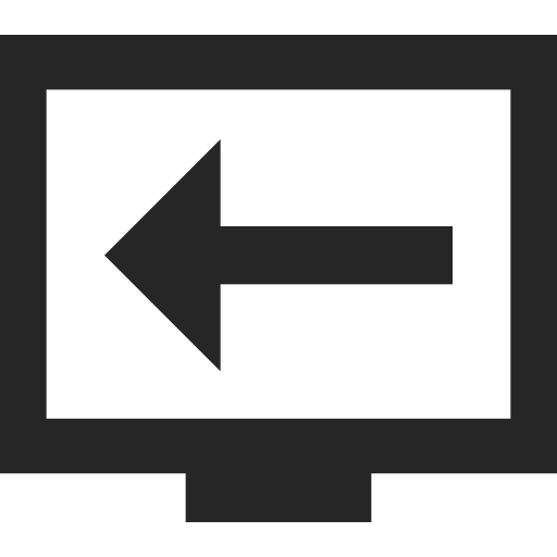 display-arrow-left Icon