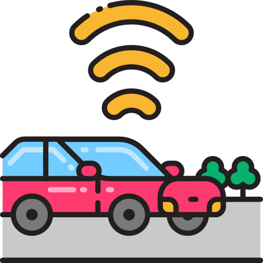 connected vehicle Icon