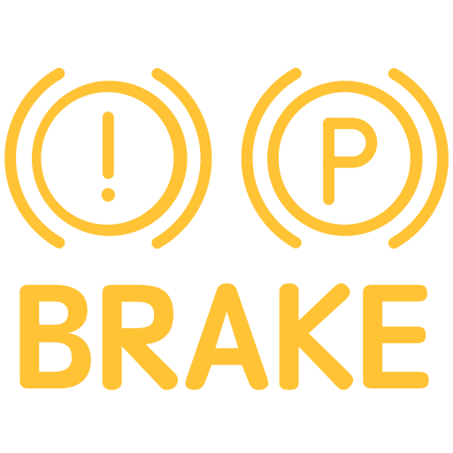 Parking brake and brake oil level indicator Icon