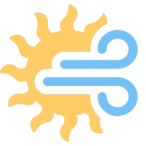 sun-with wind Icon