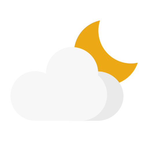 Weather - cloudy night Icon