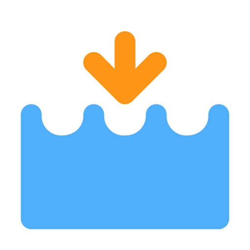 Flood Down Icon