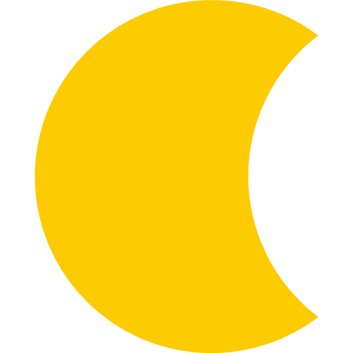 Last quarter moon Icon