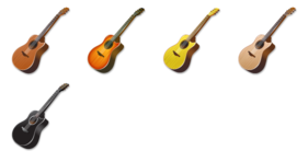 Acoustic Guitar Icons