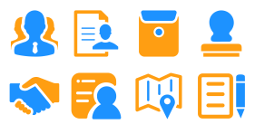 Talent employment related Icons