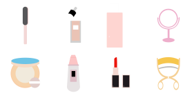 Beauty makeup Icons