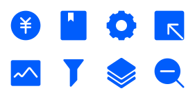 General / background management side Icon Icons
