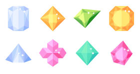 Diamond crystal Icon Icons