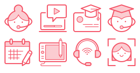 Online education Icon Icons