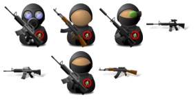 Elite Soldiers Weapons Icons