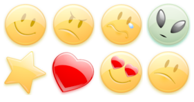 Emotion orange Icons