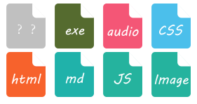 Common file types Icons