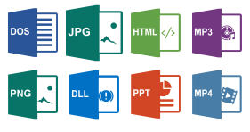 File type icon Icons