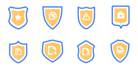 Security documents Icons