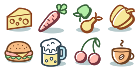 Delicacy series Icons