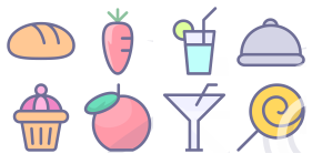 Food and beverage Icons