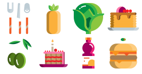 Food and restaurant icon Gallery Icons