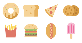 Food multicolor Icon Icons