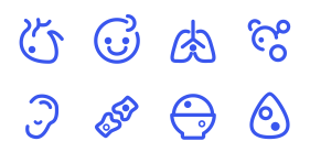 Medical & Hospital & Department (second bullet ~) Icons